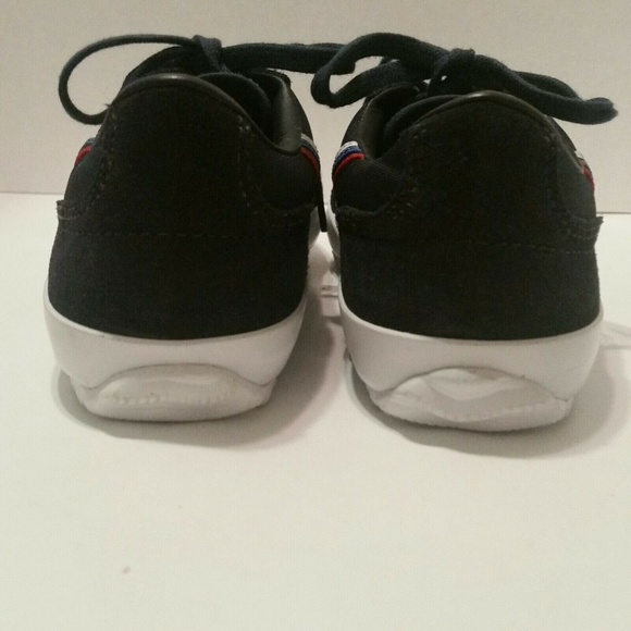 TORY BURCH SPORT Blue Canvas Suede sneakers 8M - Picture 3 of 8